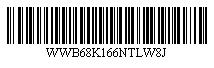 WWB68K166NTLW8J